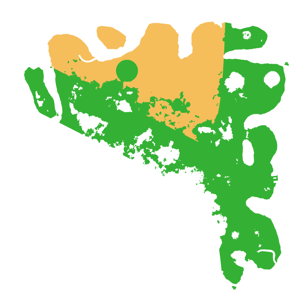 Biome Rust Map: Procedural Map, Size: 3700, Seed: 84034387