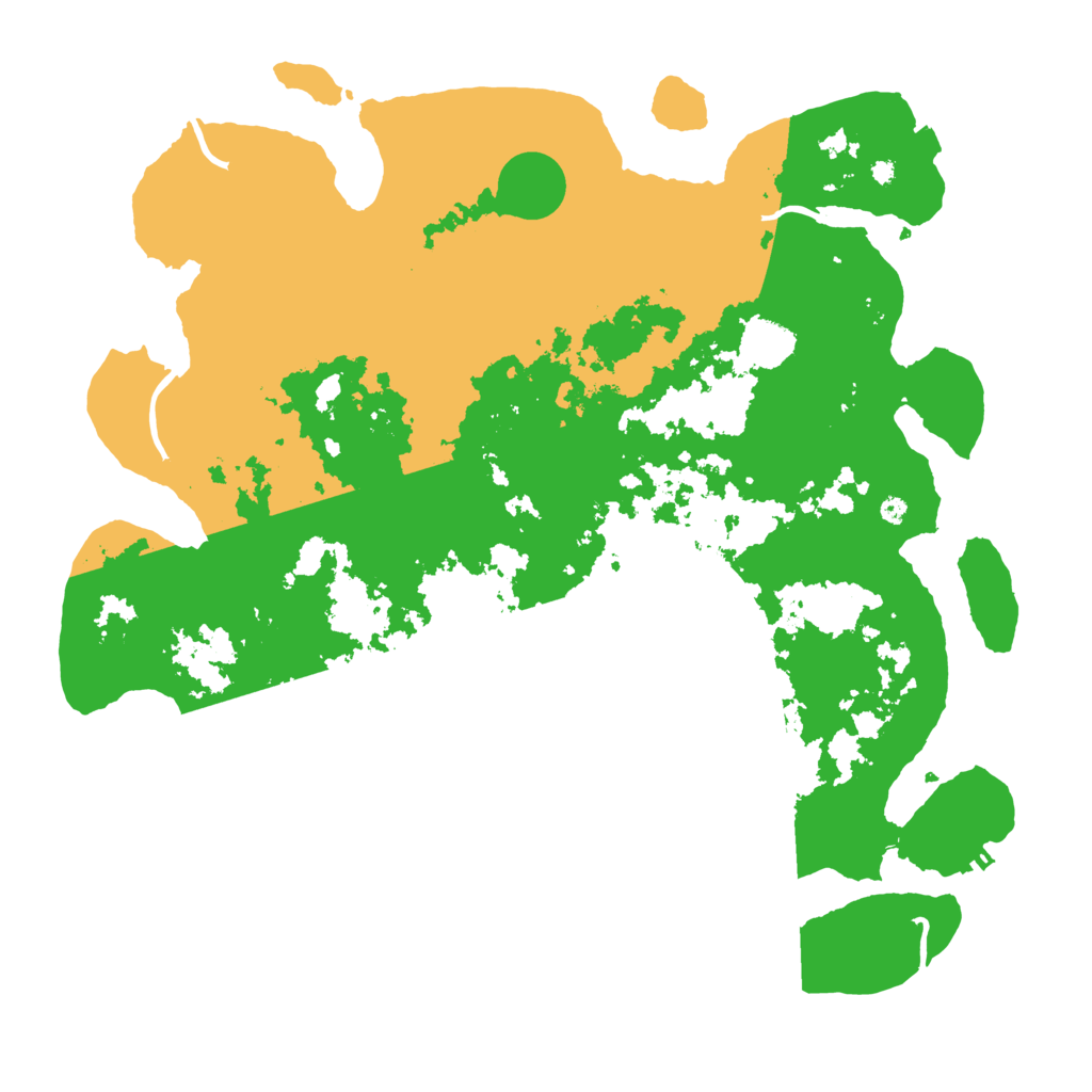 Biome Rust Map: Procedural Map, Size: 4250, Seed: 84623554