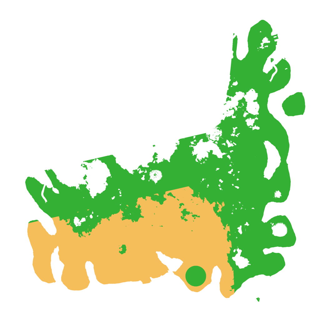 Biome Rust Map: Procedural Map, Size: 4100, Seed: 15872185