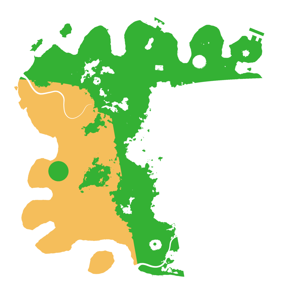 Biome Rust Map: Procedural Map, Size: 3850, Seed: 46811553