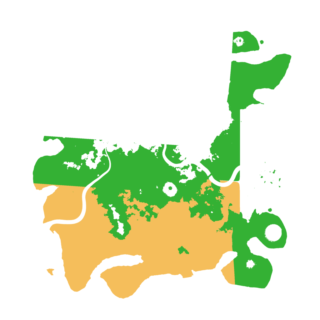 Biome Rust Map: Procedural Map, Size: 3450, Seed: 30255154
