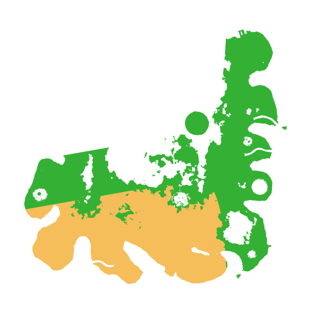 Biome Rust Map: Procedural Map, Size: 3500, Seed: 1394150448