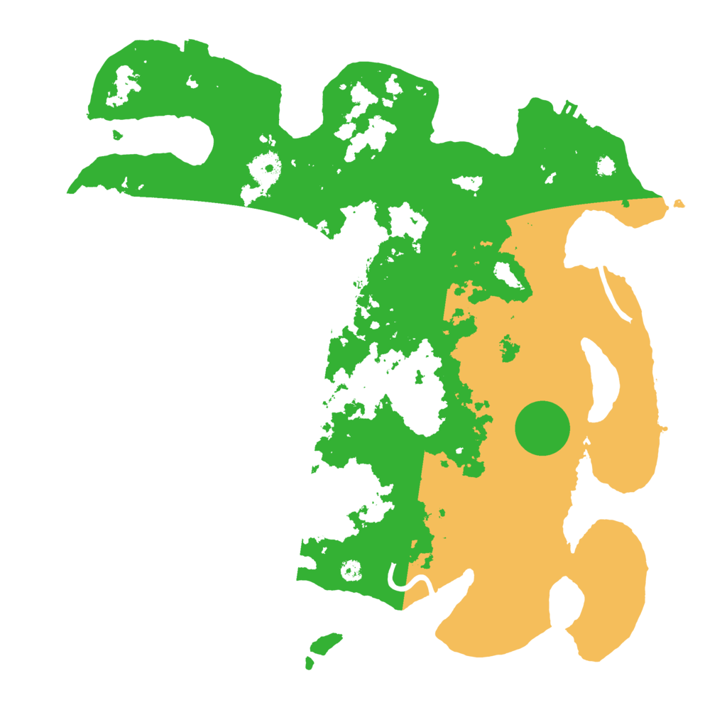 Biome Rust Map: Procedural Map, Size: 3500, Seed: 9432845