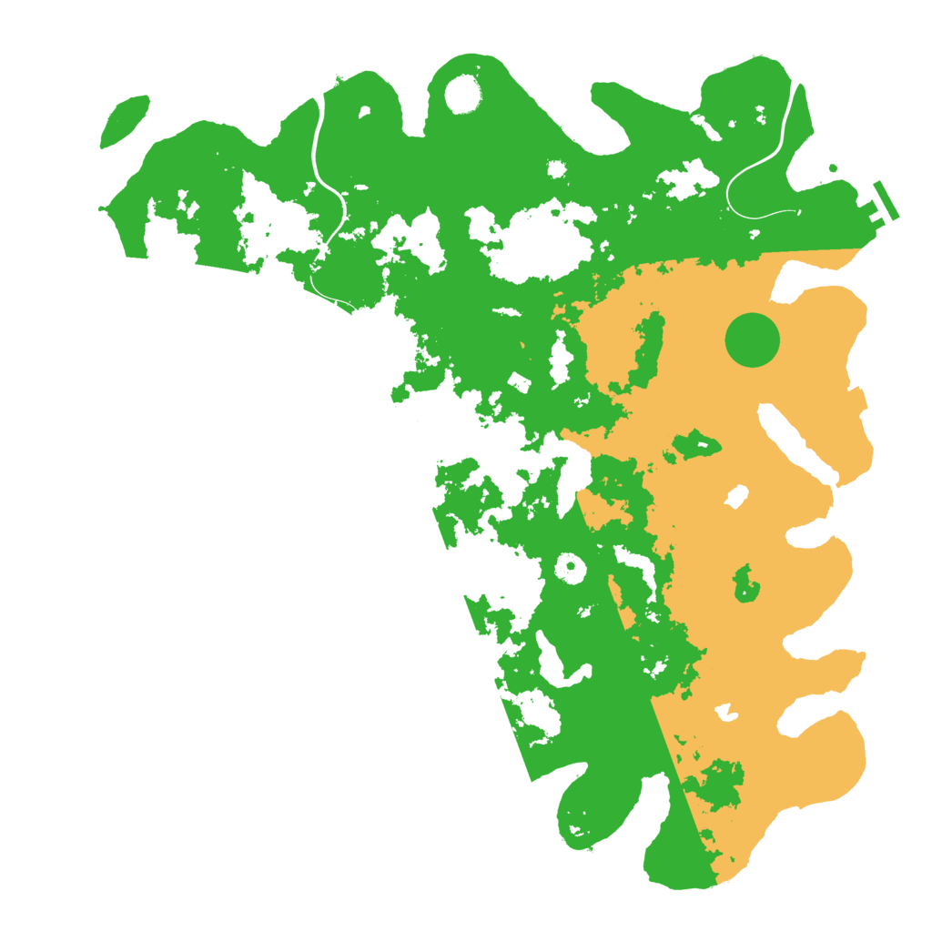 Biome Rust Map: Procedural Map, Size: 4500, Seed: 13591030