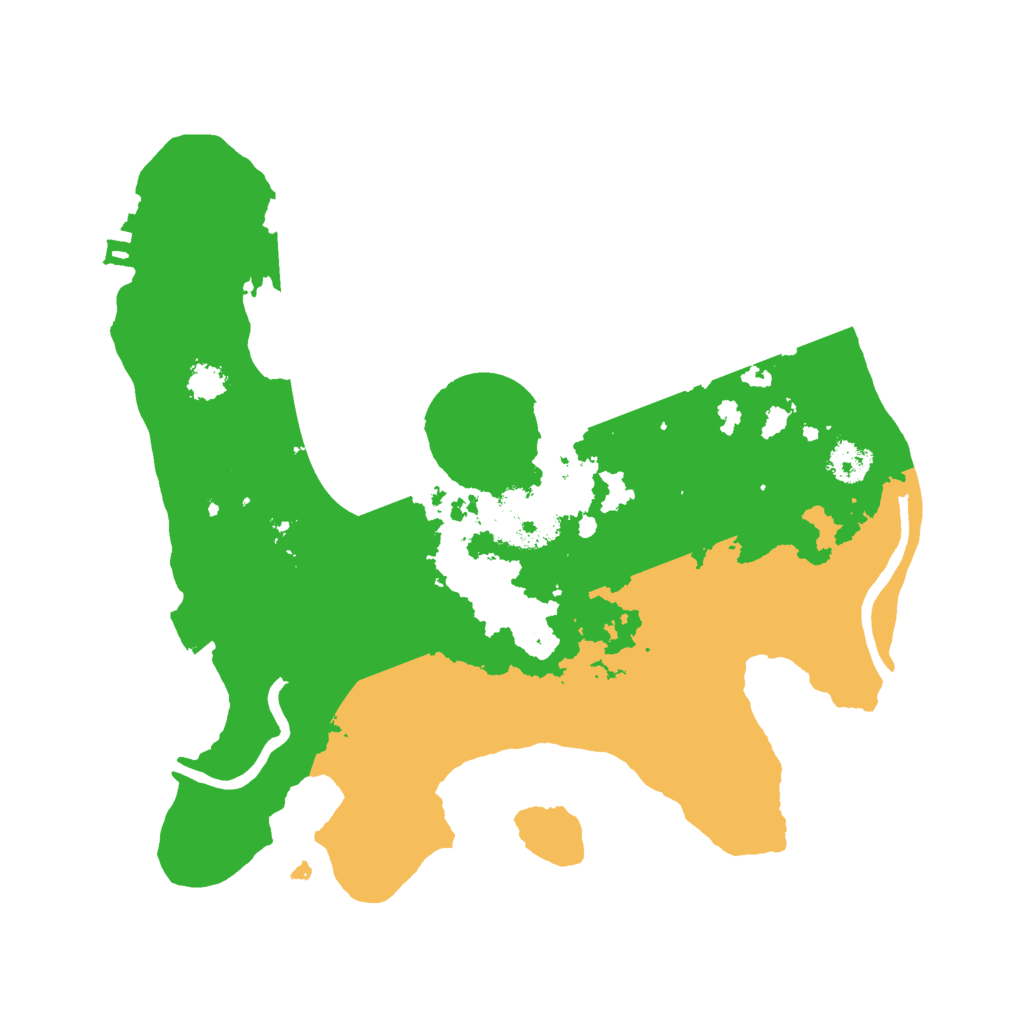 Biome Rust Map: Procedural Map, Size: 2500, Seed: 8217509