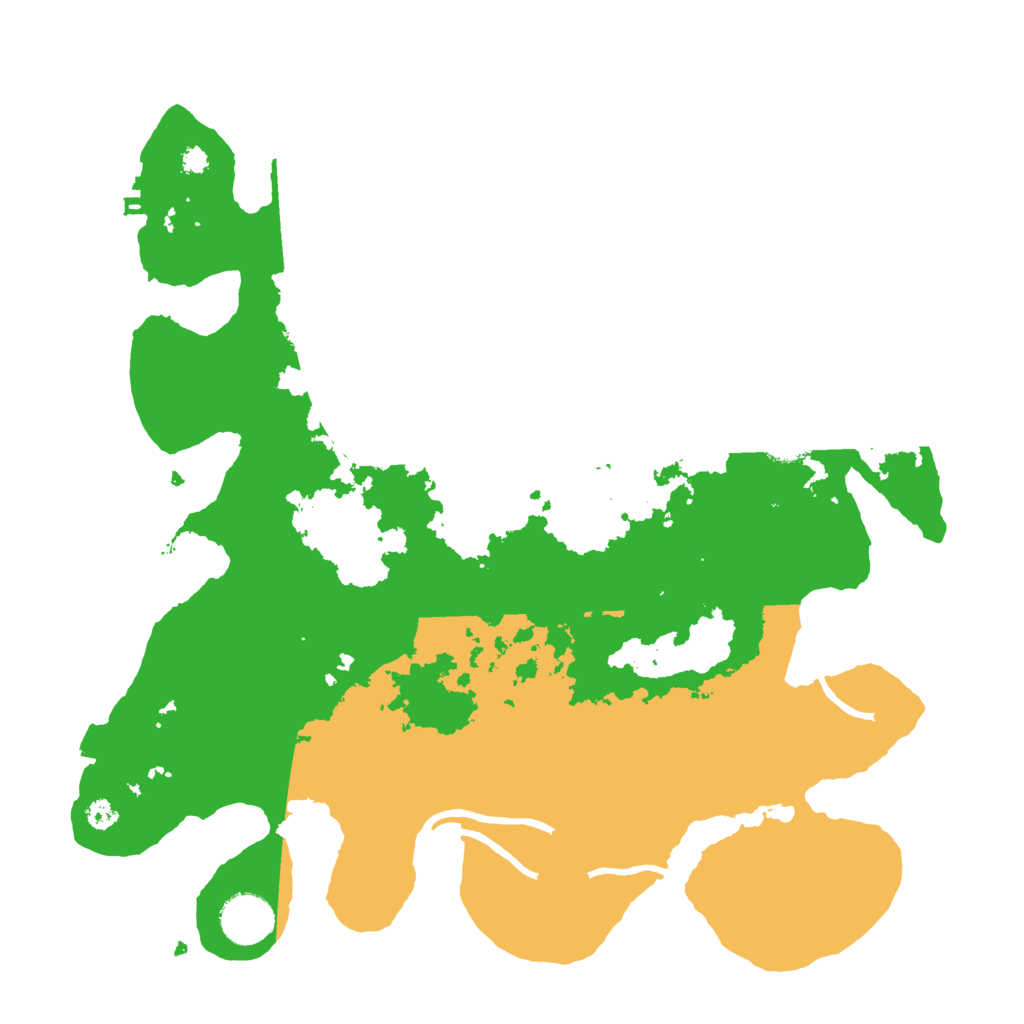 Biome Rust Map: Procedural Map, Size: 3500, Seed: 42368330