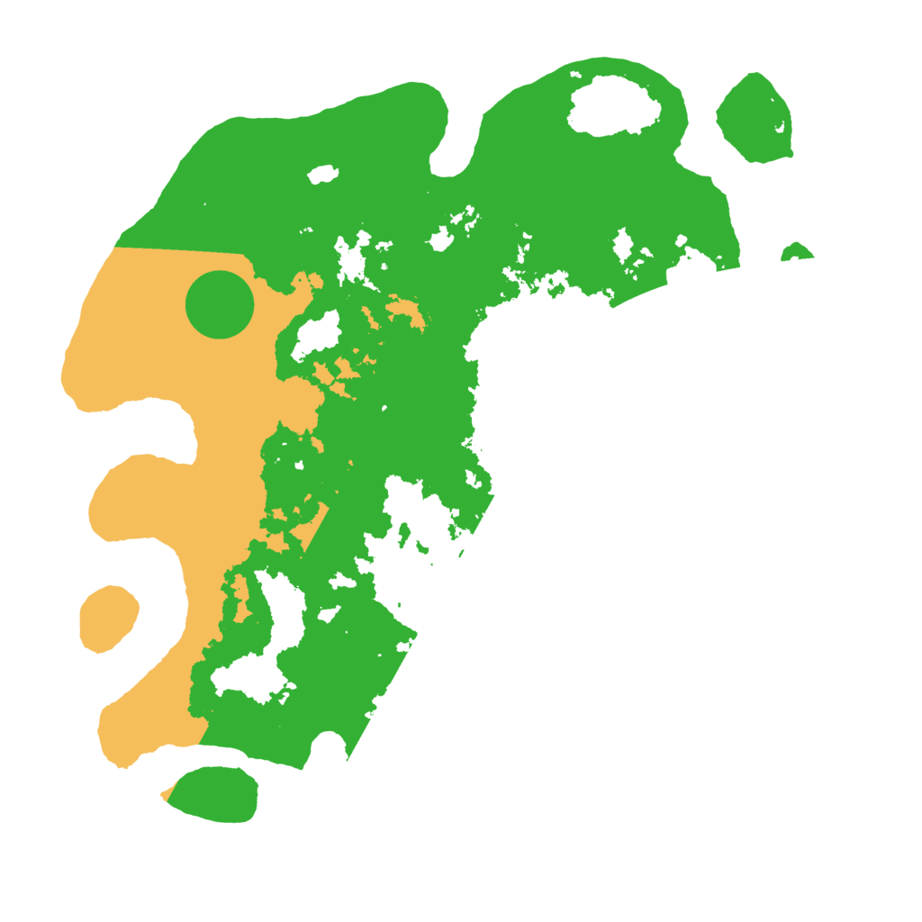 Biome Rust Map: Barren, Size: 3550, Seed: 58964062