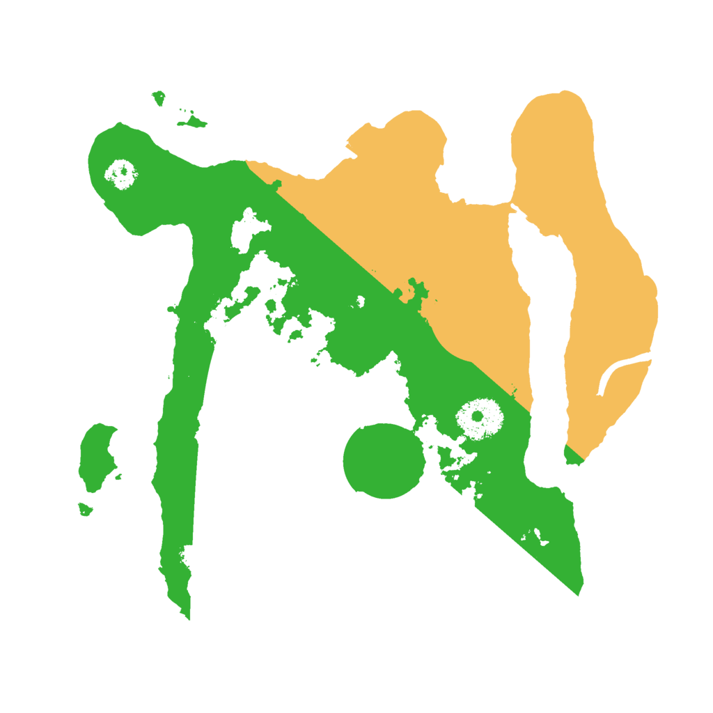 Biome Rust Map: Procedural Map, Size: 2500, Seed: 668052527