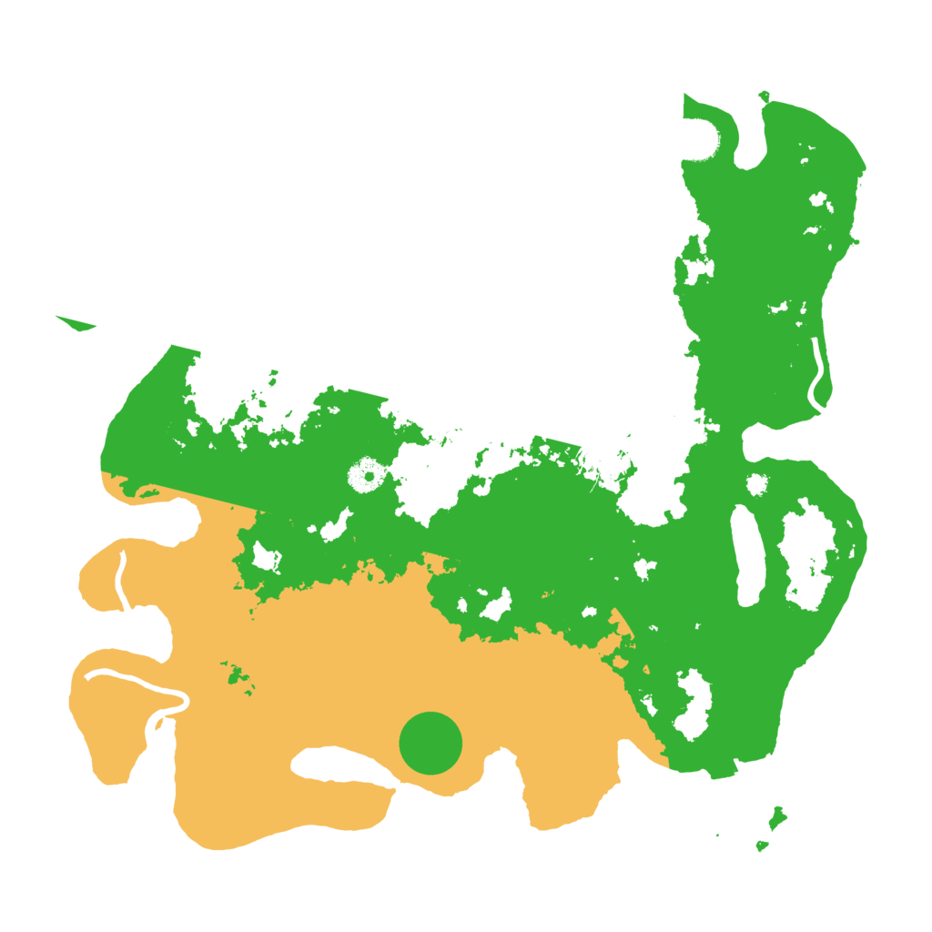Biome Rust Map: Procedural Map, Size: 3900, Seed: 3928420