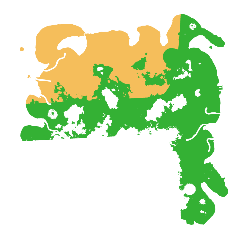 Biome Rust Map: Procedural Map, Size: 3800, Seed: 62996374