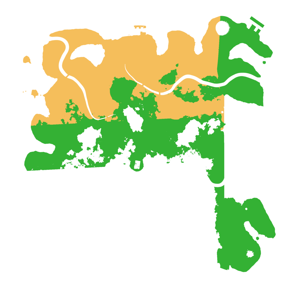 Biome Rust Map: Procedural Map, Size: 3800, Seed: 62996374