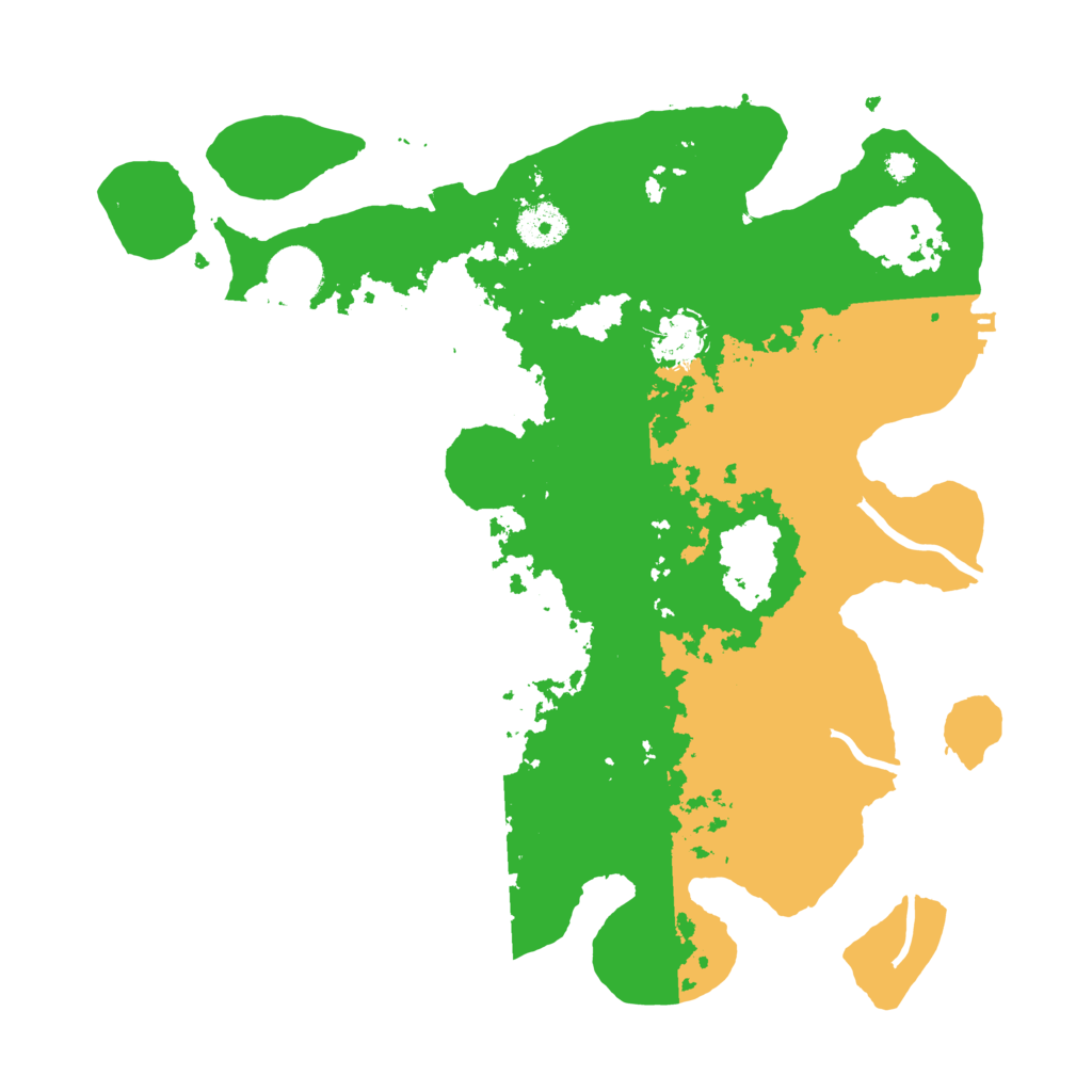 Biome Rust Map: Procedural Map, Size: 3500, Seed: 7624831