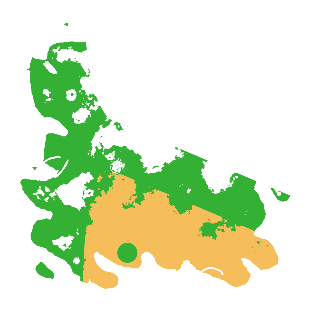 Biome Rust Map: Procedural Map, Size: 4100, Seed: 3160916