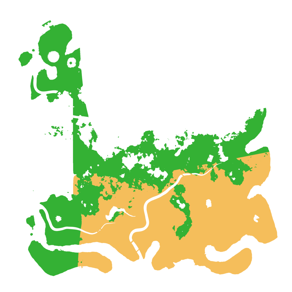 Biome Rust Map: Procedural Map, Size: 4500, Seed: 1608960364