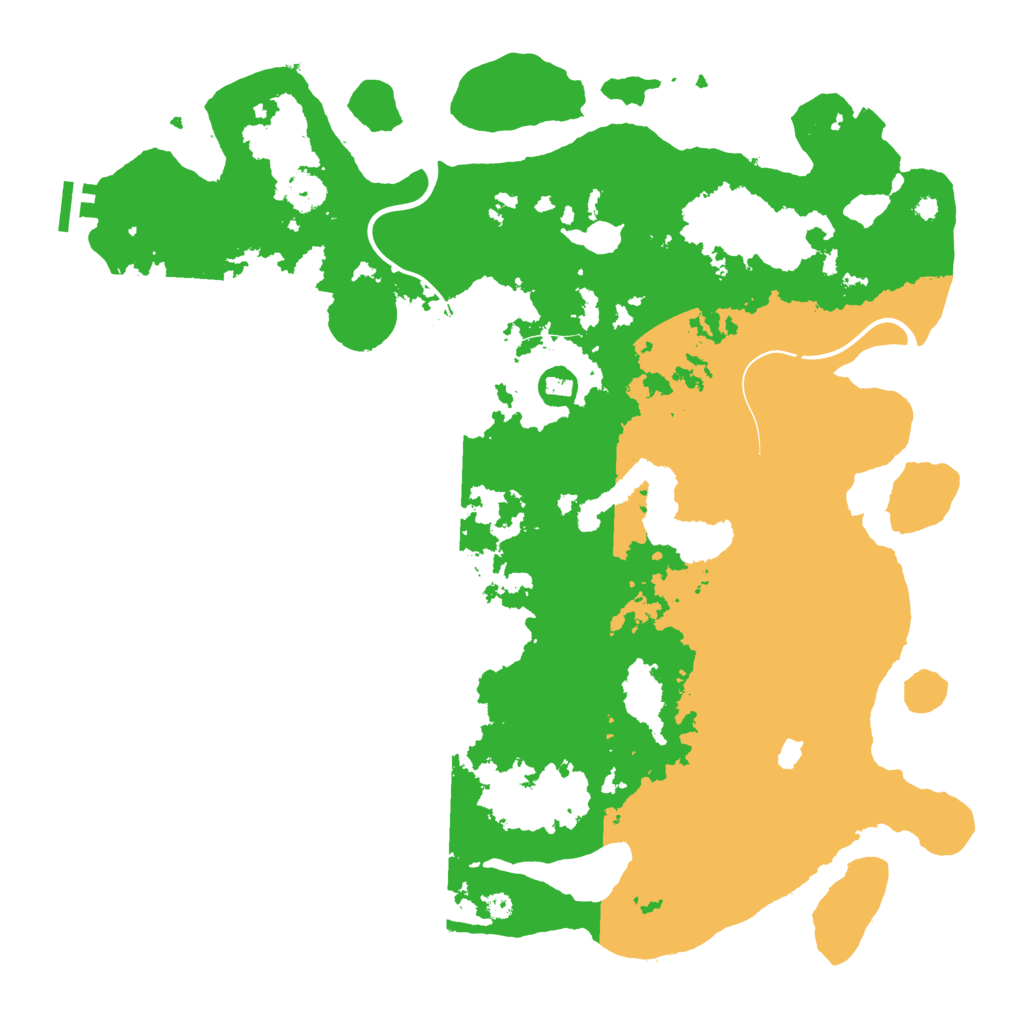Biome Rust Map: Procedural Map, Size: 4100, Seed: 39661602