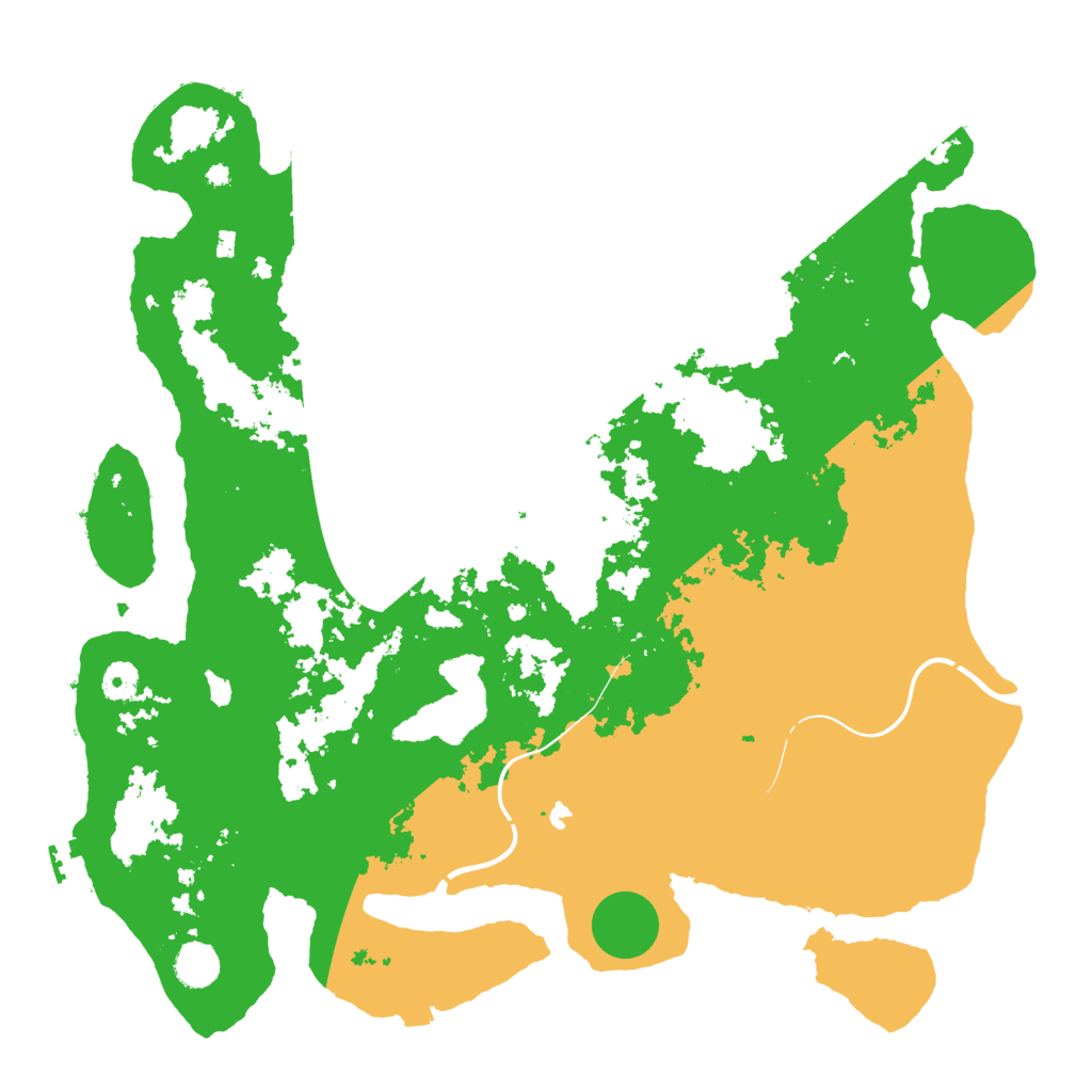 Biome Rust Map: Procedural Map, Size: 4300, Seed: 41354741