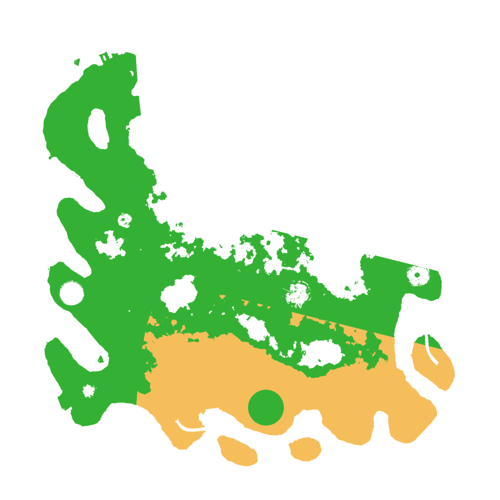 Biome Rust Map: Procedural Map, Size: 3700, Seed: 21400044