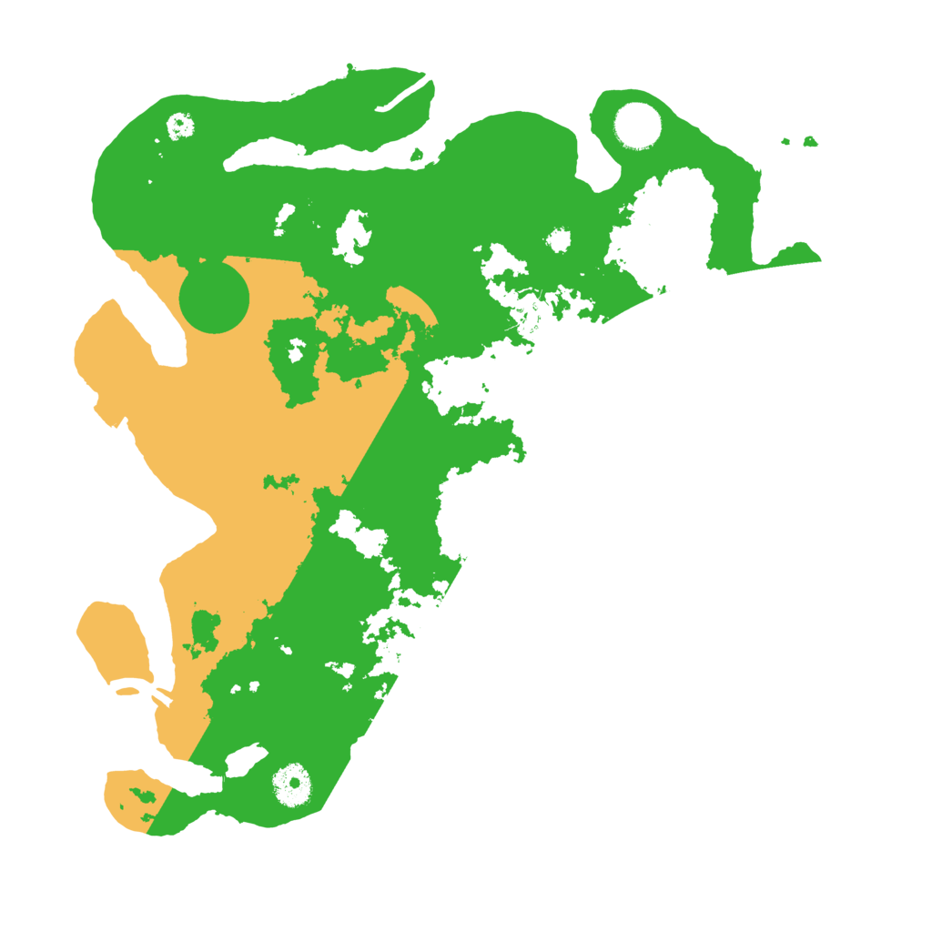Biome Rust Map: Procedural Map, Size: 3500, Seed: 283269232