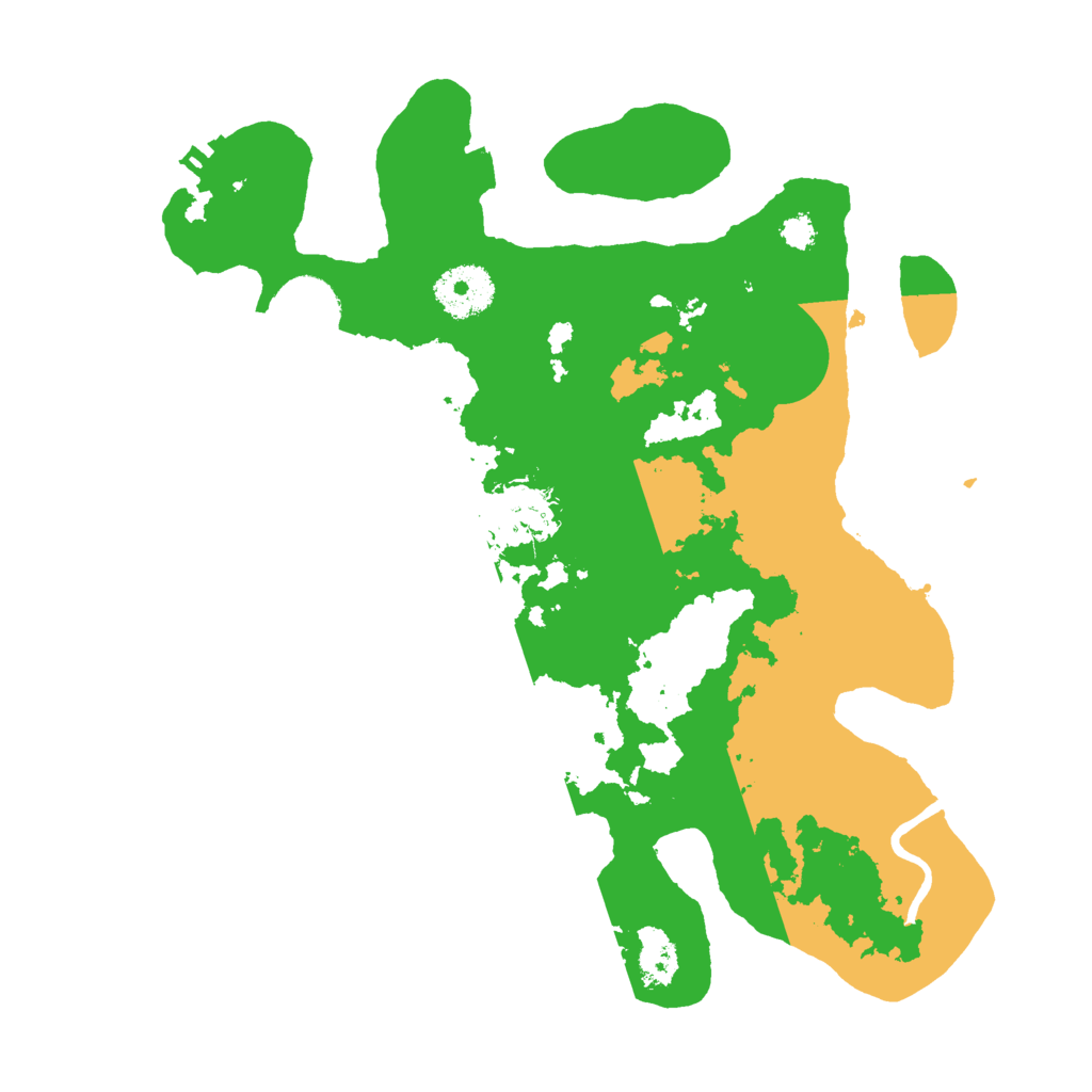 Biome Rust Map: Procedural Map, Size: 3000, Seed: 123441