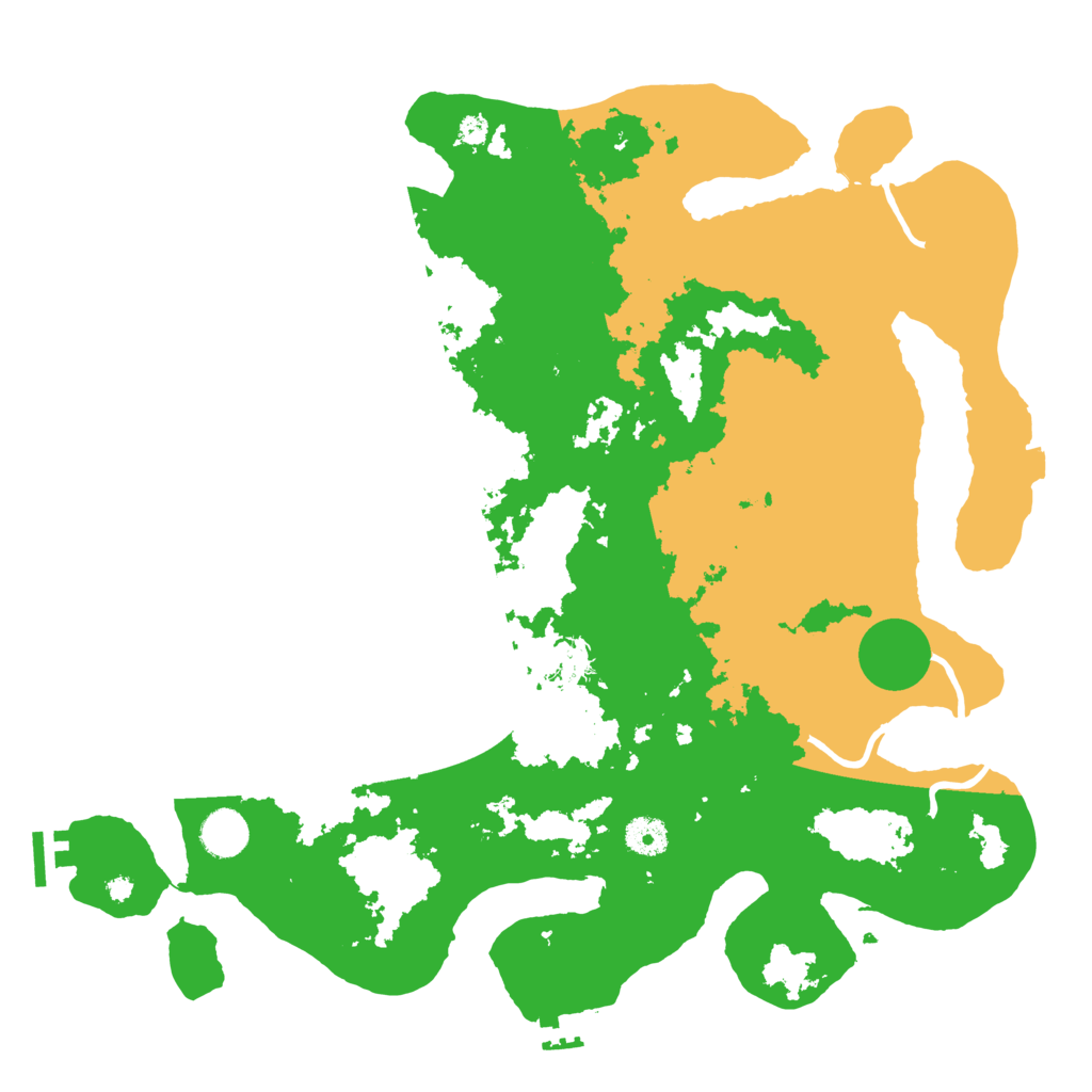 Biome Rust Map: Procedural Map, Size: 4000, Seed: 69521811