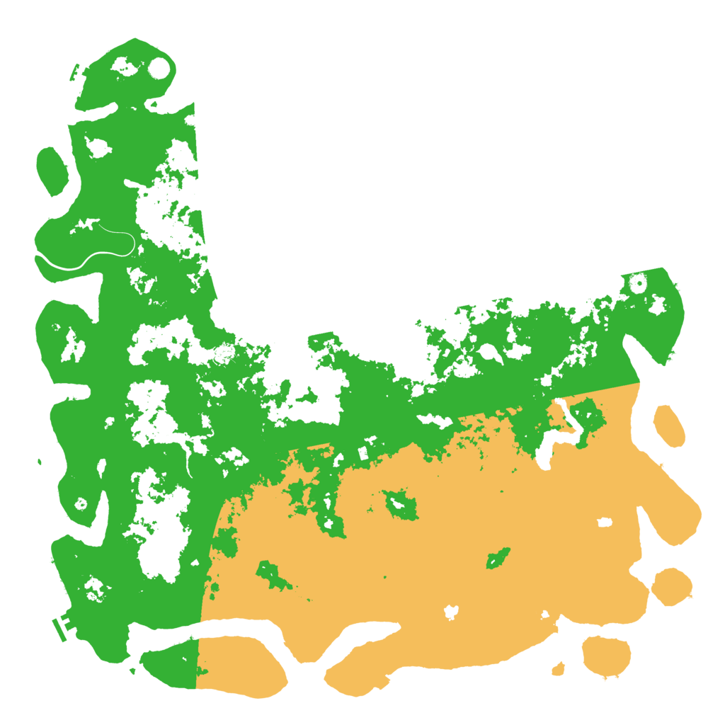 Biome Rust Map: Procedural Map, Size: 6000, Seed: 21431571