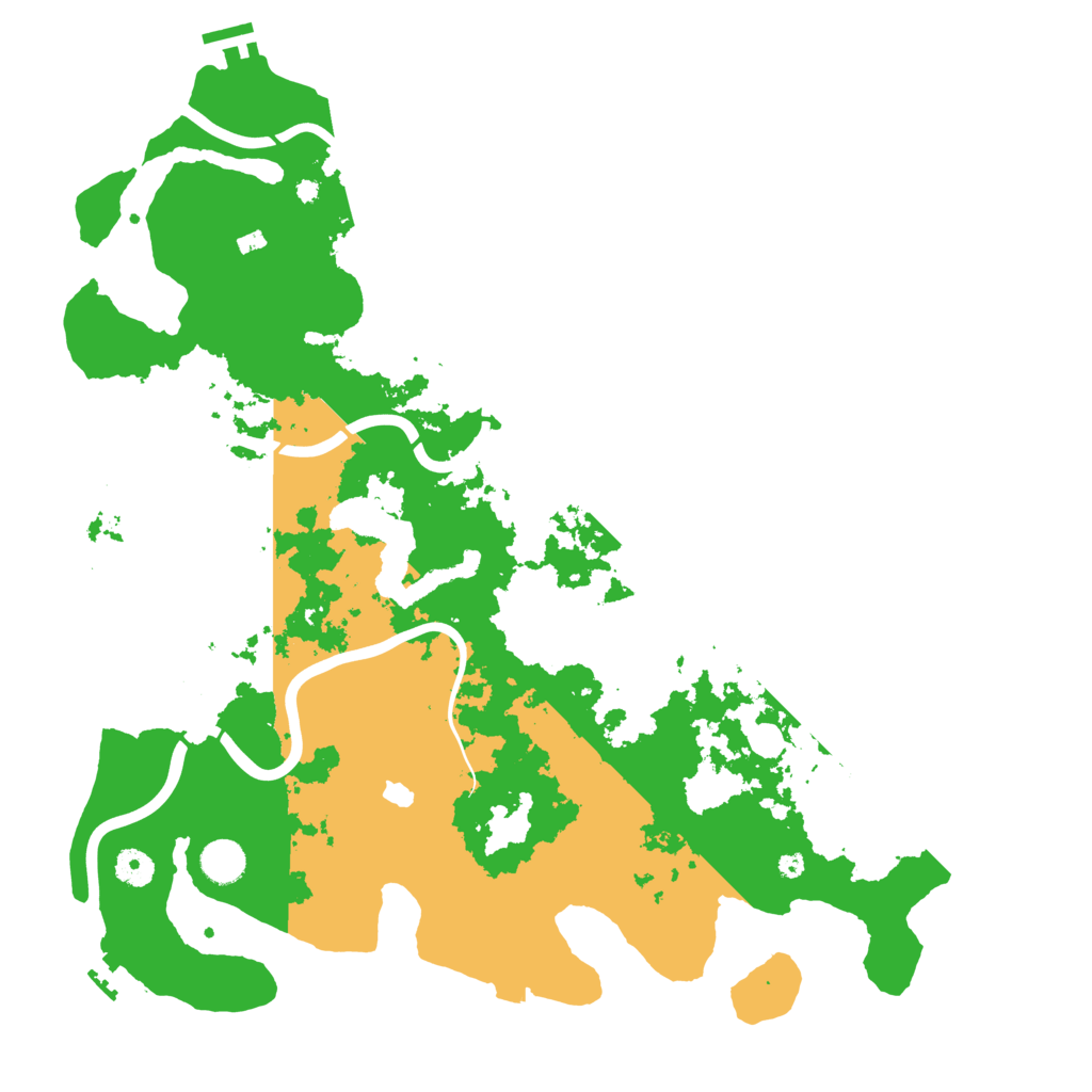 Biome Rust Map: Procedural Map, Size: 4300, Seed: 97000687