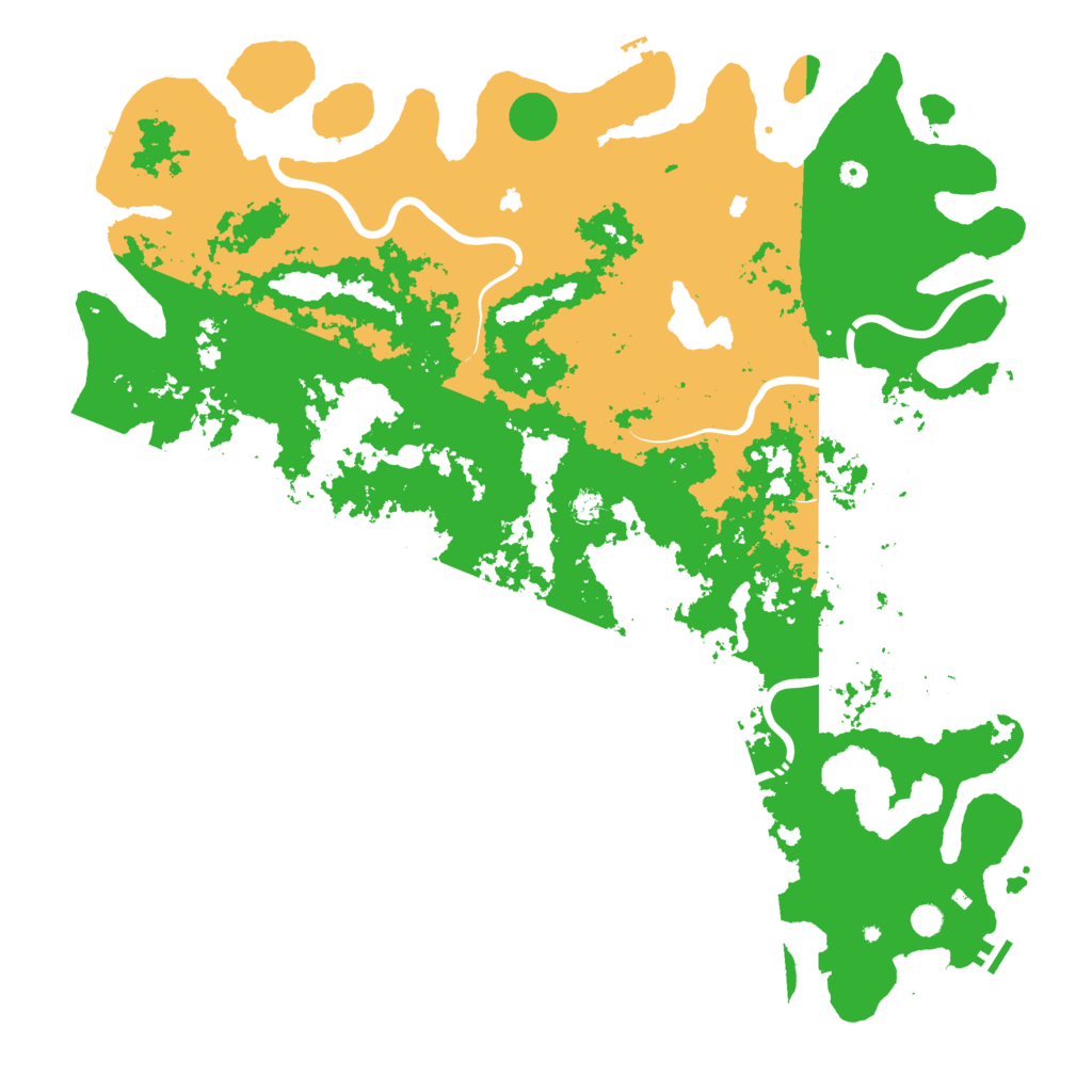 Biome Rust Map: Procedural Map, Size: 6000, Seed: 20202430