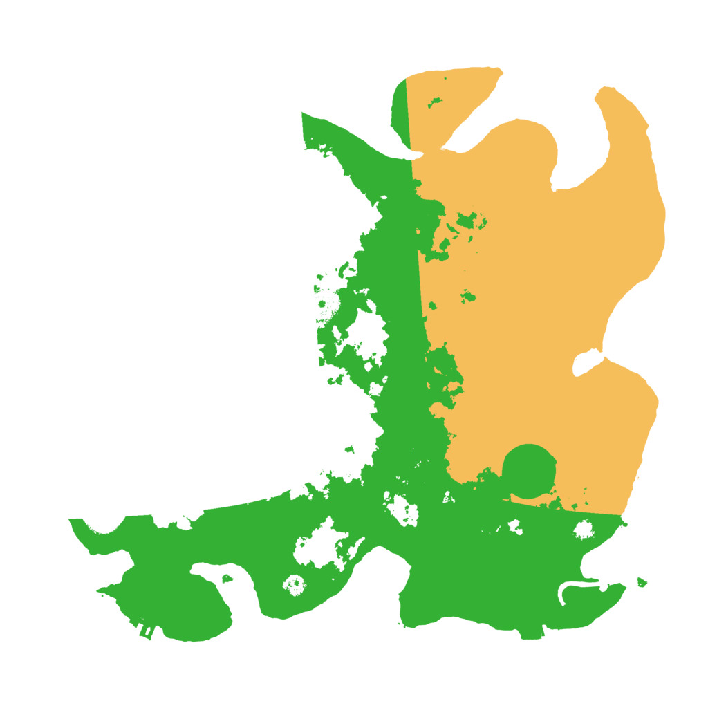 Biome Rust Map: Procedural Map, Size: 3500, Seed: 4820172