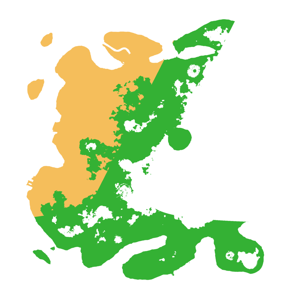 Biome Rust Map: Procedural Map, Size: 3600, Seed: 81694915