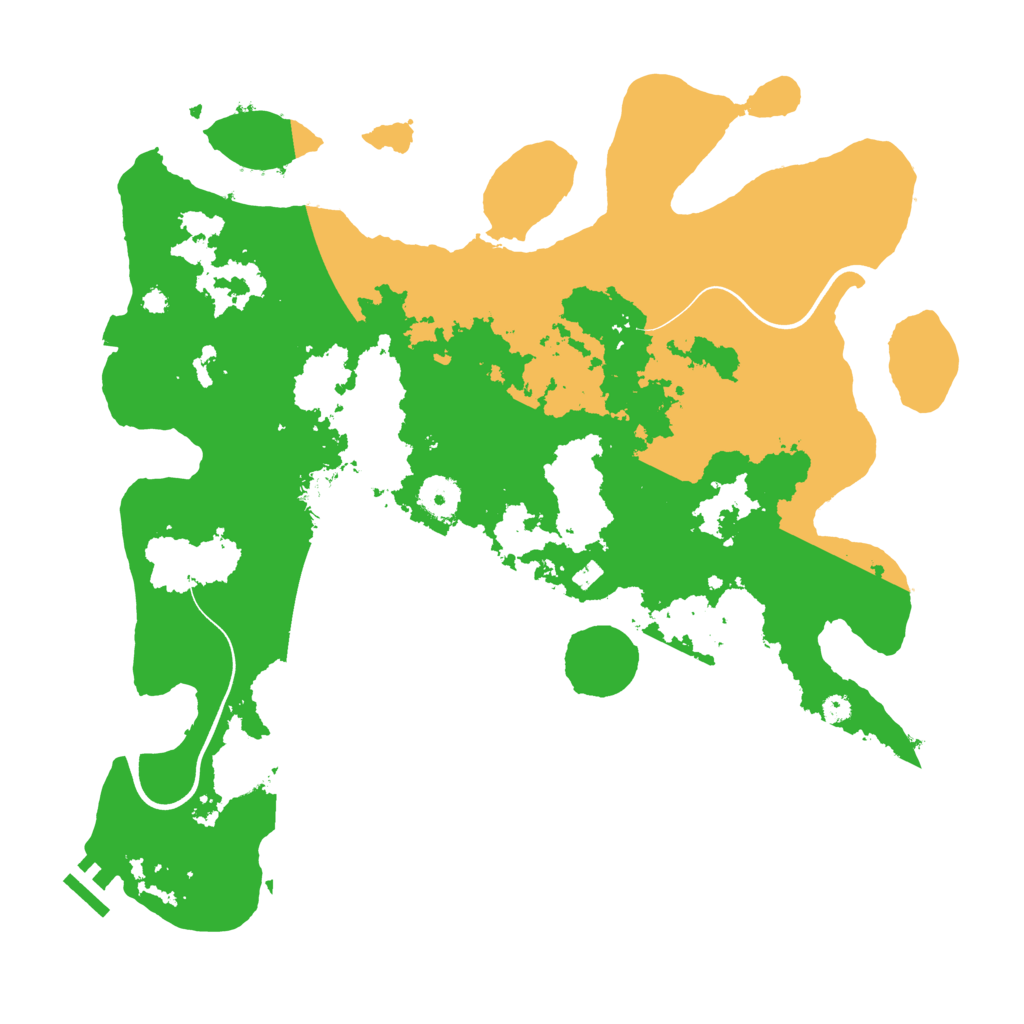 Biome Rust Map: Procedural Map, Size: 3800, Seed: 64084719