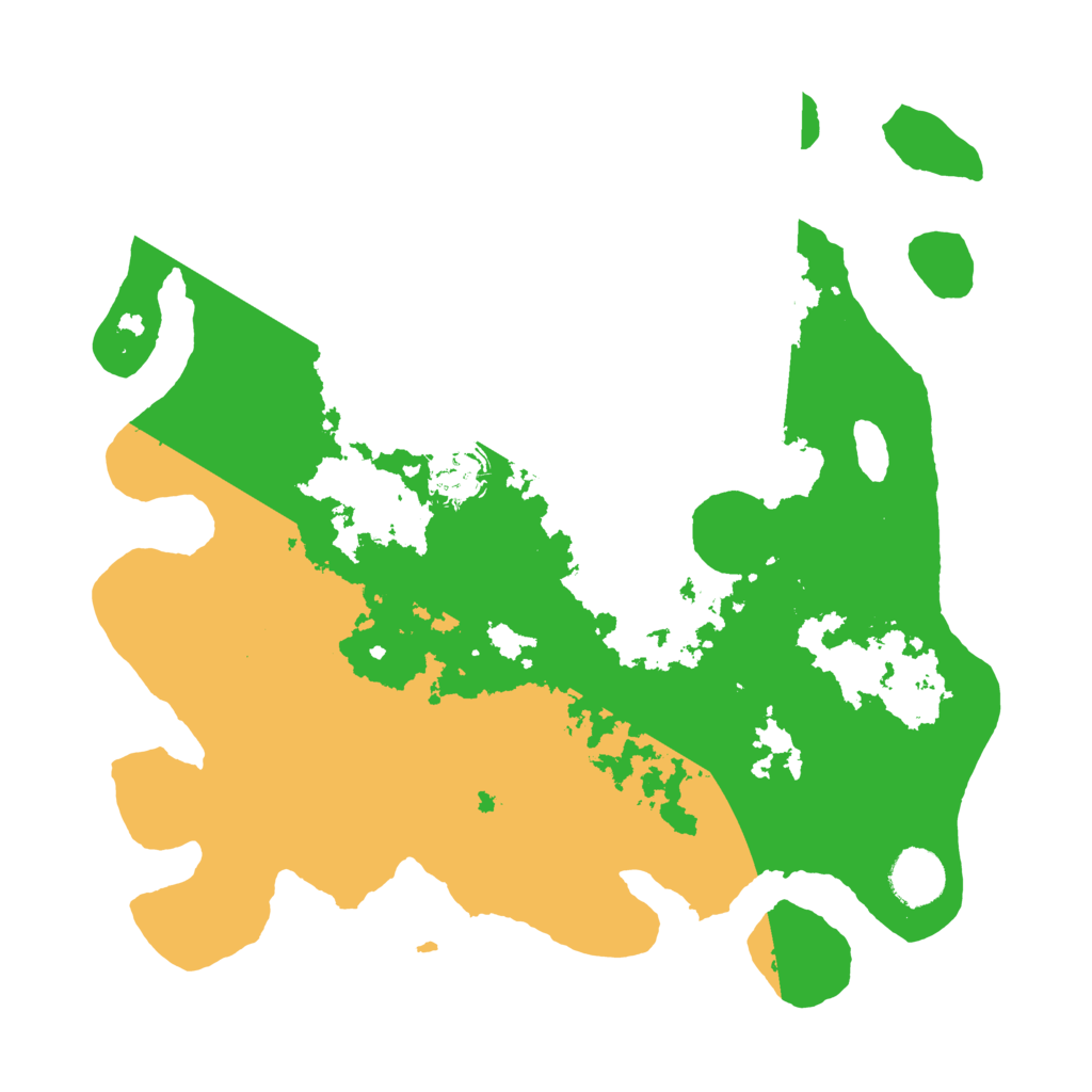 Biome Rust Map: Barren, Size: 3500, Seed: 745