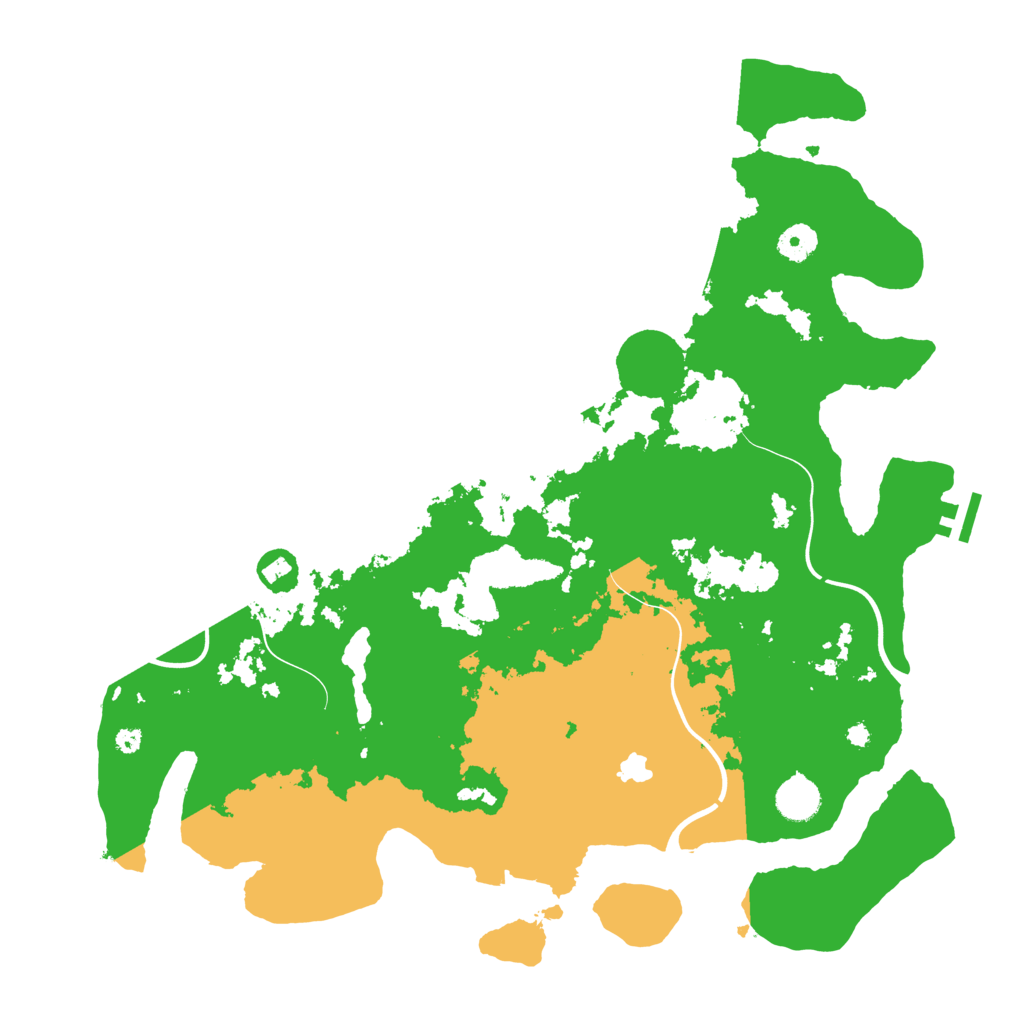 Biome Rust Map: Procedural Map, Size: 4100, Seed: 831098198