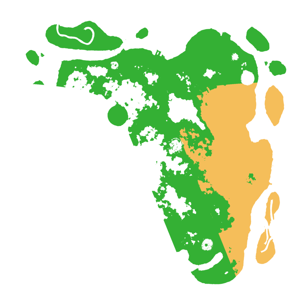 Biome Rust Map: Procedural Map, Size: 3999, Seed: 3554671