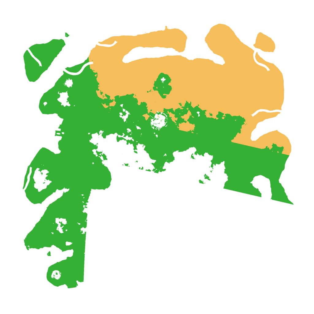 Biome Rust Map: Procedural Map, Size: 3500, Seed: 581347031