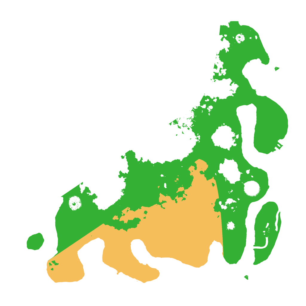 Biome Rust Map: Procedural Map, Size: 3500, Seed: 1662970577