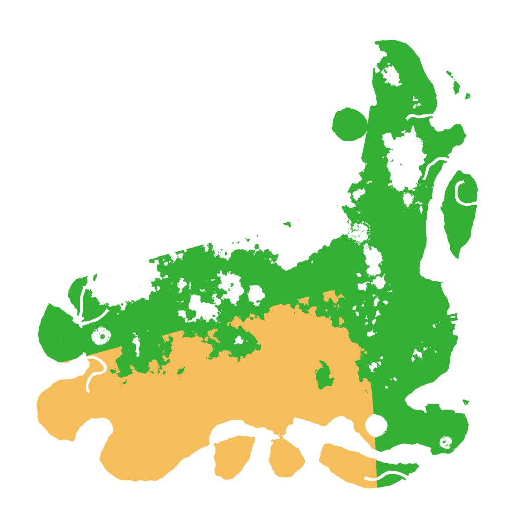 Biome Rust Map: Procedural Map, Size: 4250, Seed: 3267