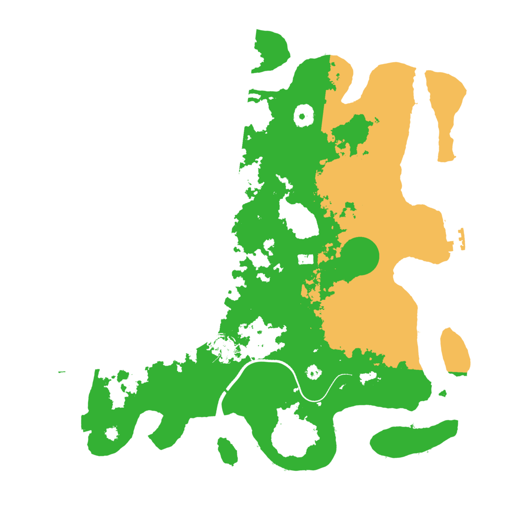Biome Rust Map: Procedural Map, Size: 3500, Seed: 74984042