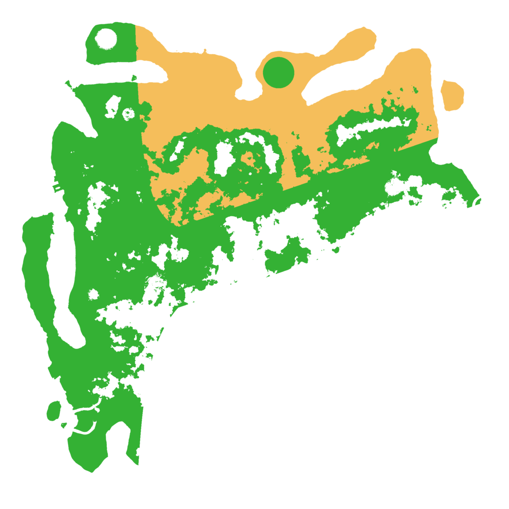 Biome Rust Map: Procedural Map, Size: 4300, Seed: 80299386