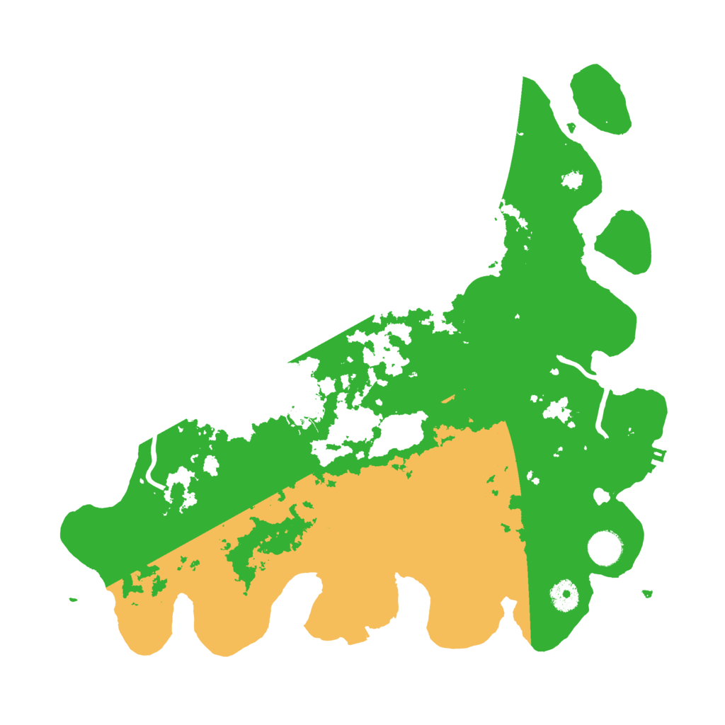 Biome Rust Map: Procedural Map, Size: 3700, Seed: 38020432