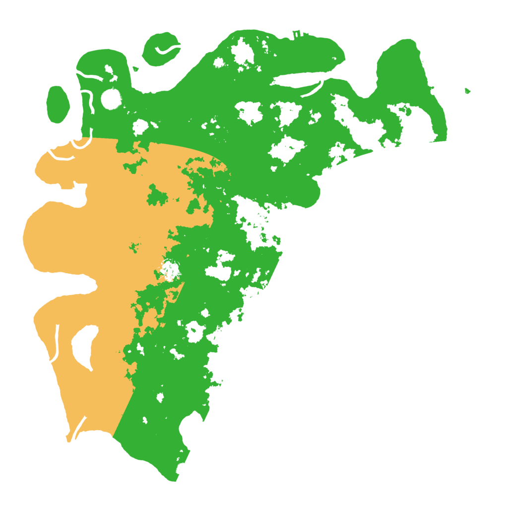 Biome Rust Map: Procedural Map, Size: 4400, Seed: 95132058