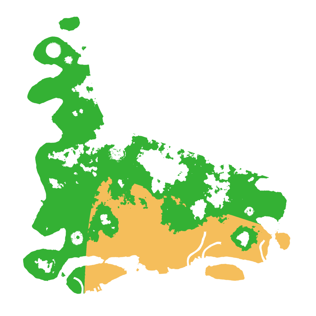Biome Rust Map: Procedural Map, Size: 3700, Seed: 20199288