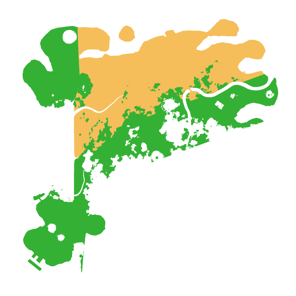 Biome Rust Map: Procedural Map, Size: 3800, Seed: 65199564