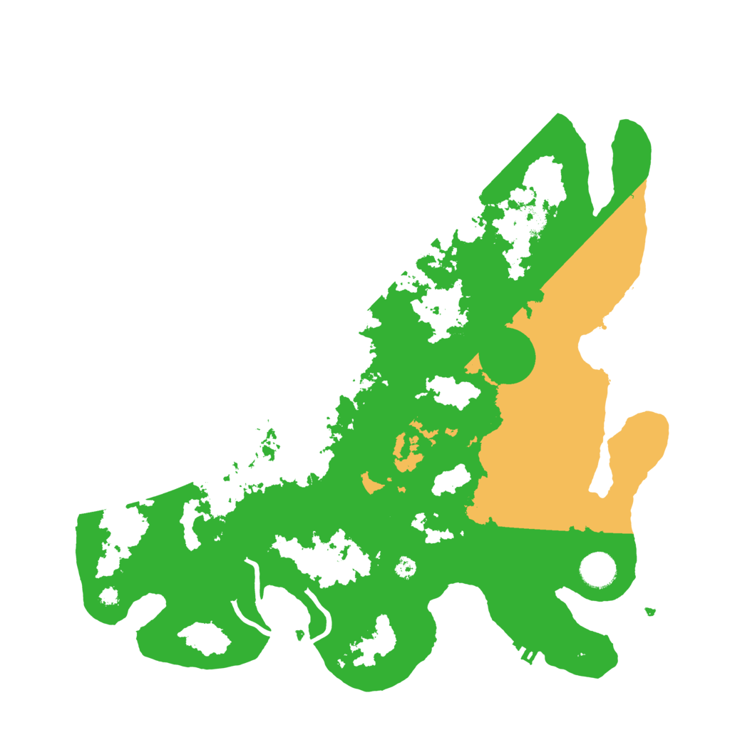 Biome Rust Map: Procedural Map, Size: 3600, Seed: 13935720