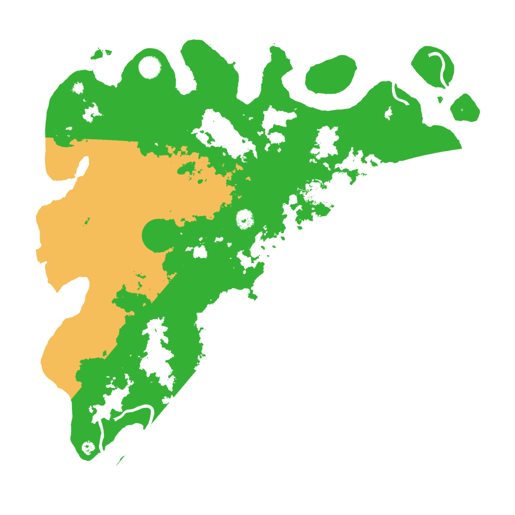 Biome Rust Map: Procedural Map, Size: 4100, Seed: 61462623