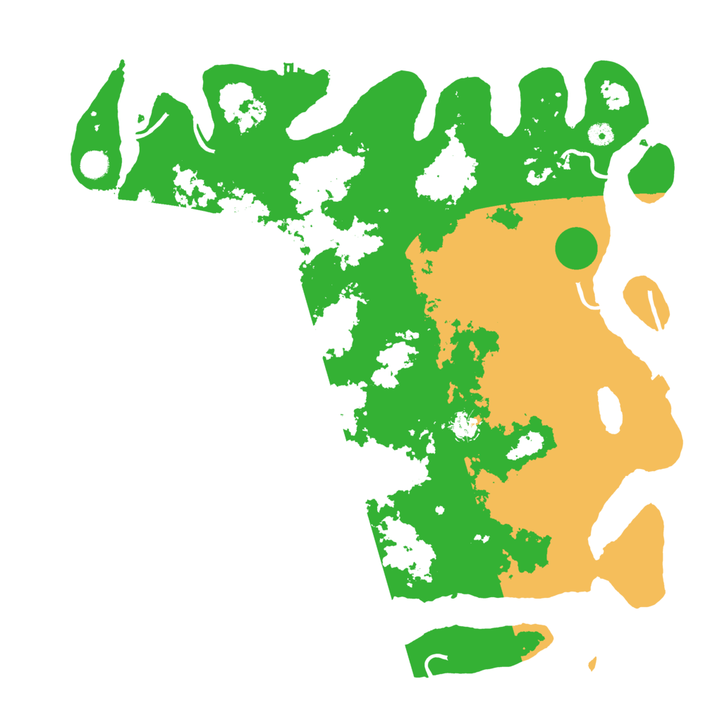 Biome Rust Map: Procedural Map, Size: 4500, Seed: 1276566601