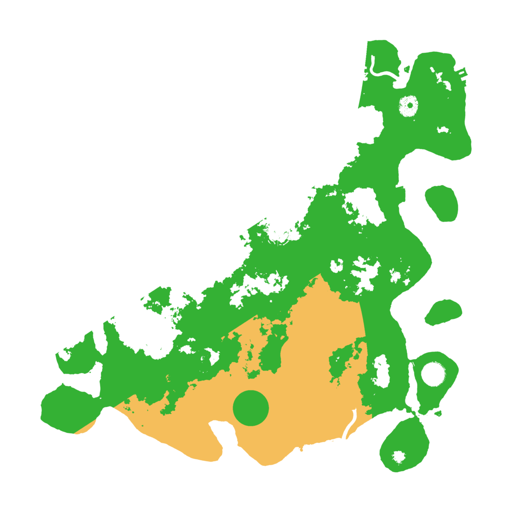 Biome Rust Map: Procedural Map, Size: 3750, Seed: 86604412