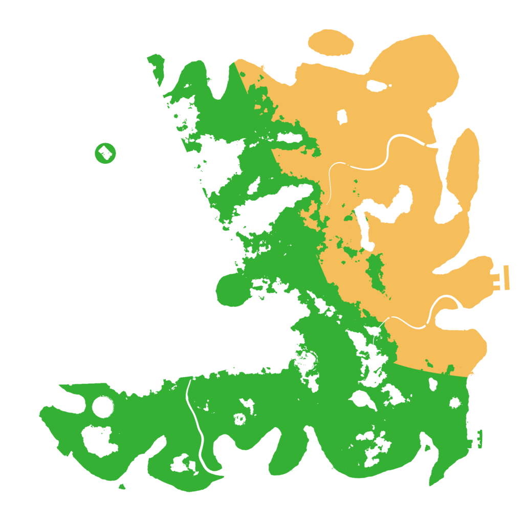 Biome Rust Map: Procedural Map, Size: 4300, Seed: 19789271