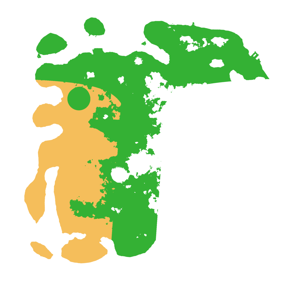 Biome Rust Map: Procedural Map, Size: 3400, Seed: 64725752