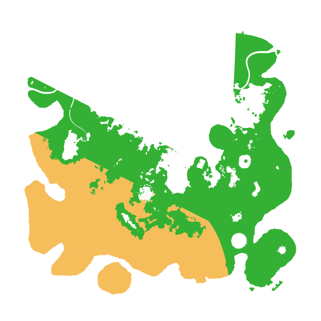 Biome Rust Map: Procedural Map, Size: 3650, Seed: 78941946
