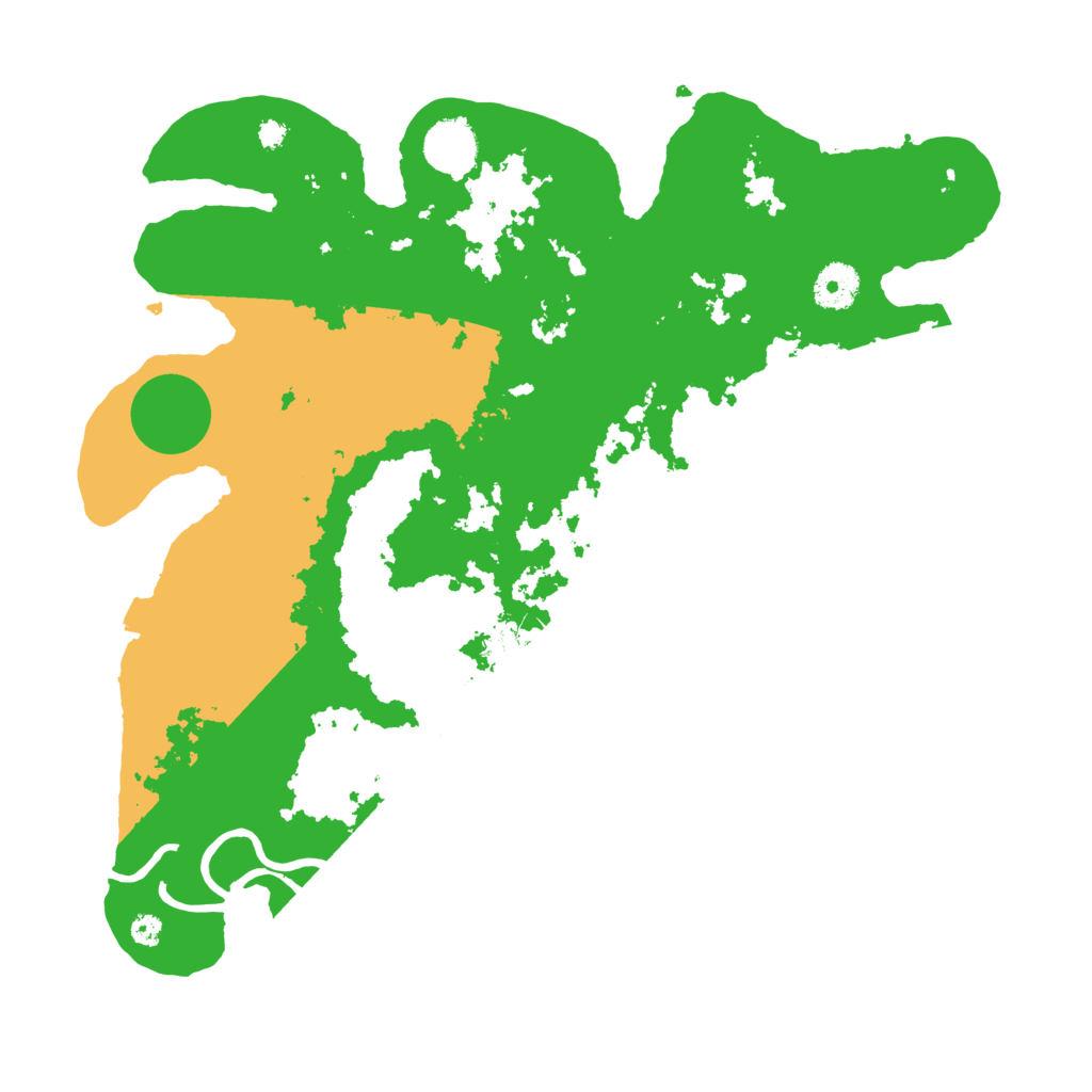 Biome Rust Map: Procedural Map, Size: 3600, Seed: 53056774